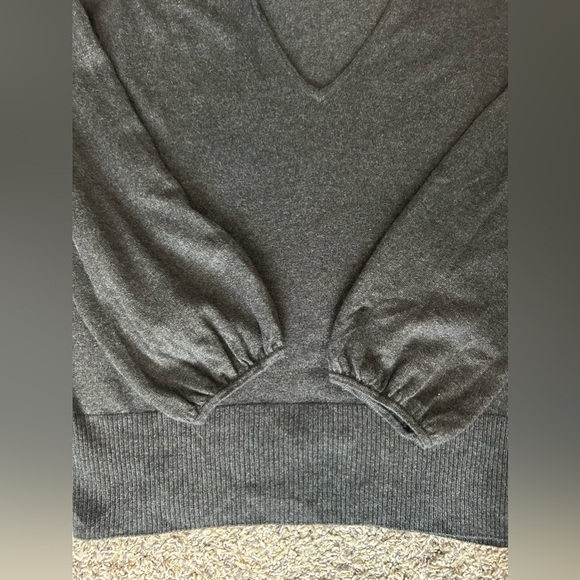 Eight eight eight cotton/rayon/angora/cashmere deep plunge sweater XL - Picture 6 of 11